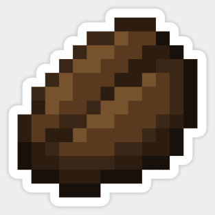 Pixel Coffee Bean Sticker